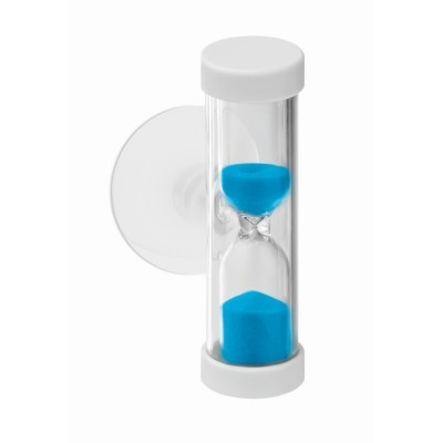 Reloj de arena con ventosa publicitario